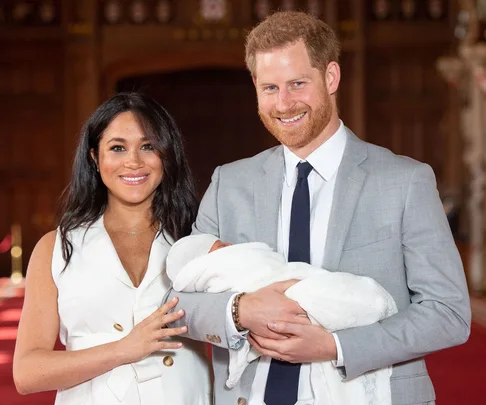 Meghan Markle Archie Prince Harry first photo call