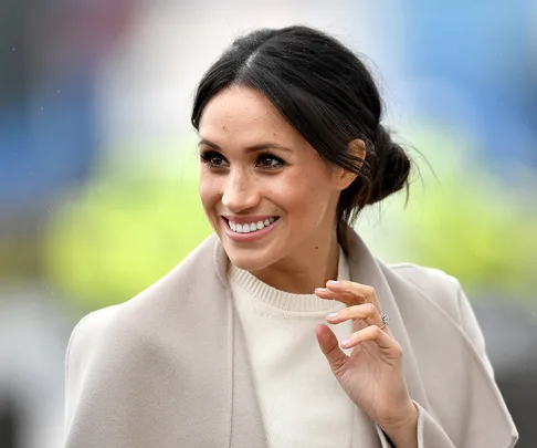 meghan markle smiling