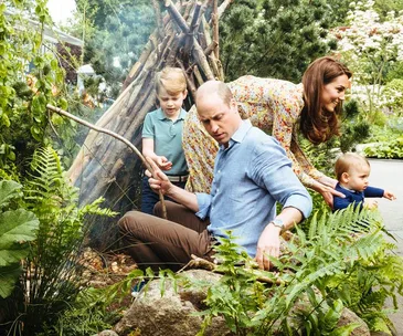 the cambridges at the chelsea flower show