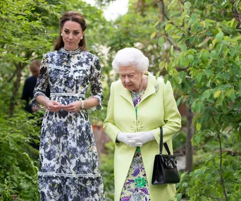 Catherine, Duchess of Cambridge, and the Queen 