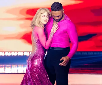 Dancing with the stars Manu Vatuvei and dance partner Loryn