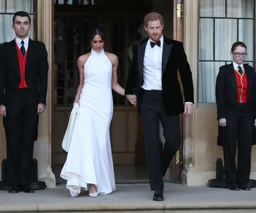 meghan markle and prince harry wedding reception