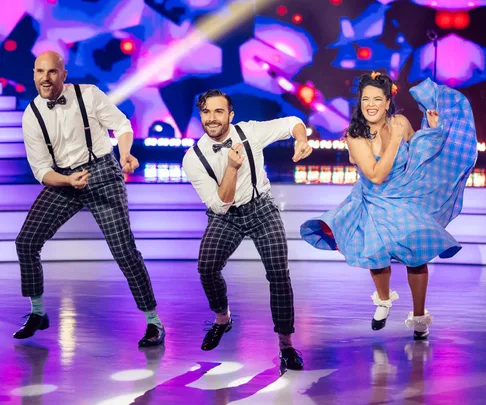 Laura Daniel Ben Barrington Shae Mountain Dancing With The Stars trio dance
