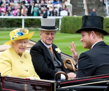 queen elizabeth prince philip prince harry
