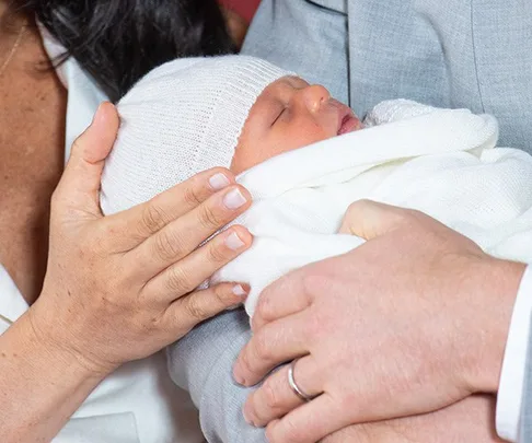 close up baby Archie