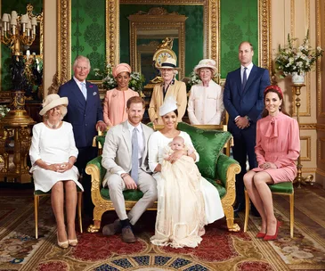 archie christening portrait
