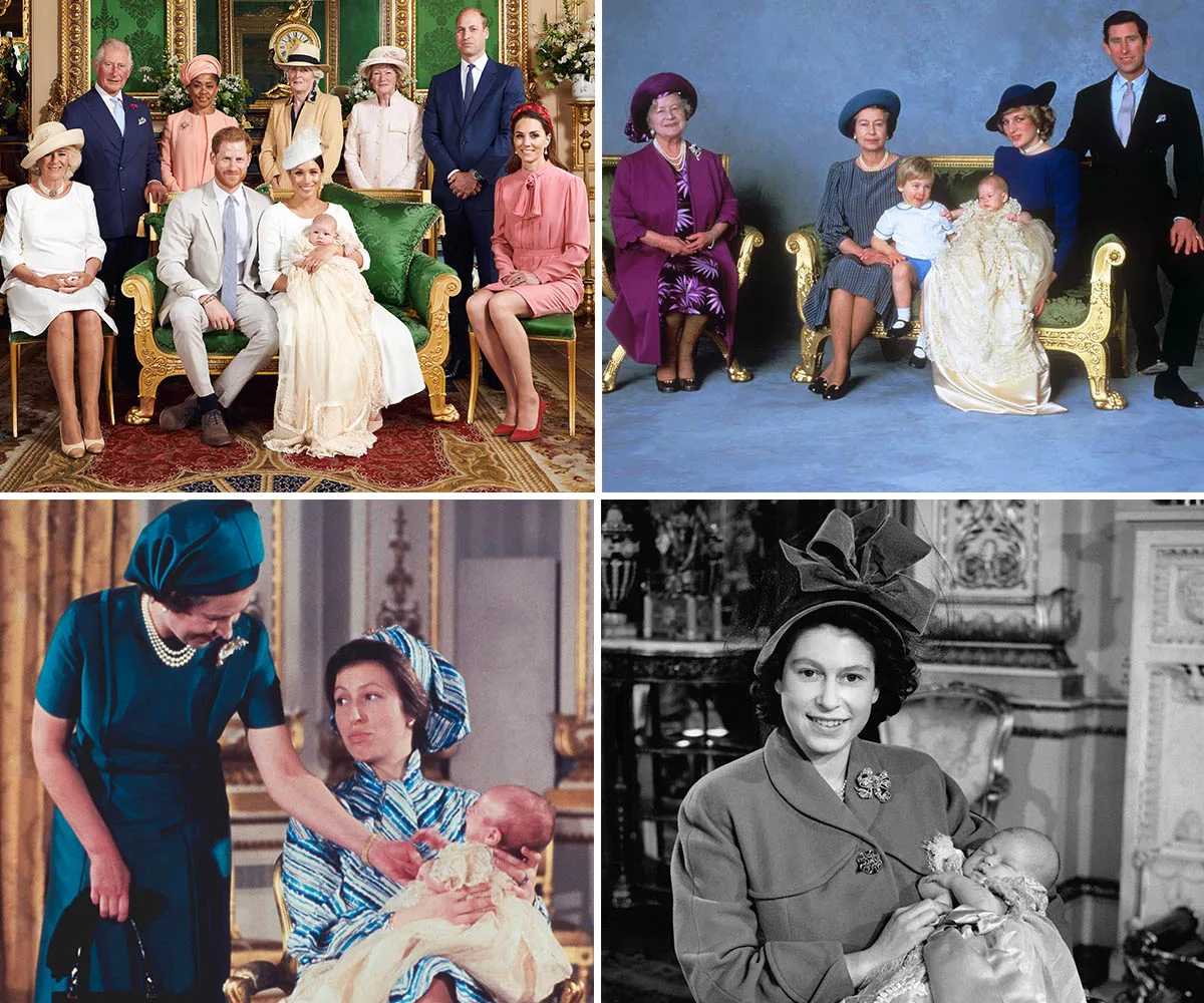 royal christenings throughout the years