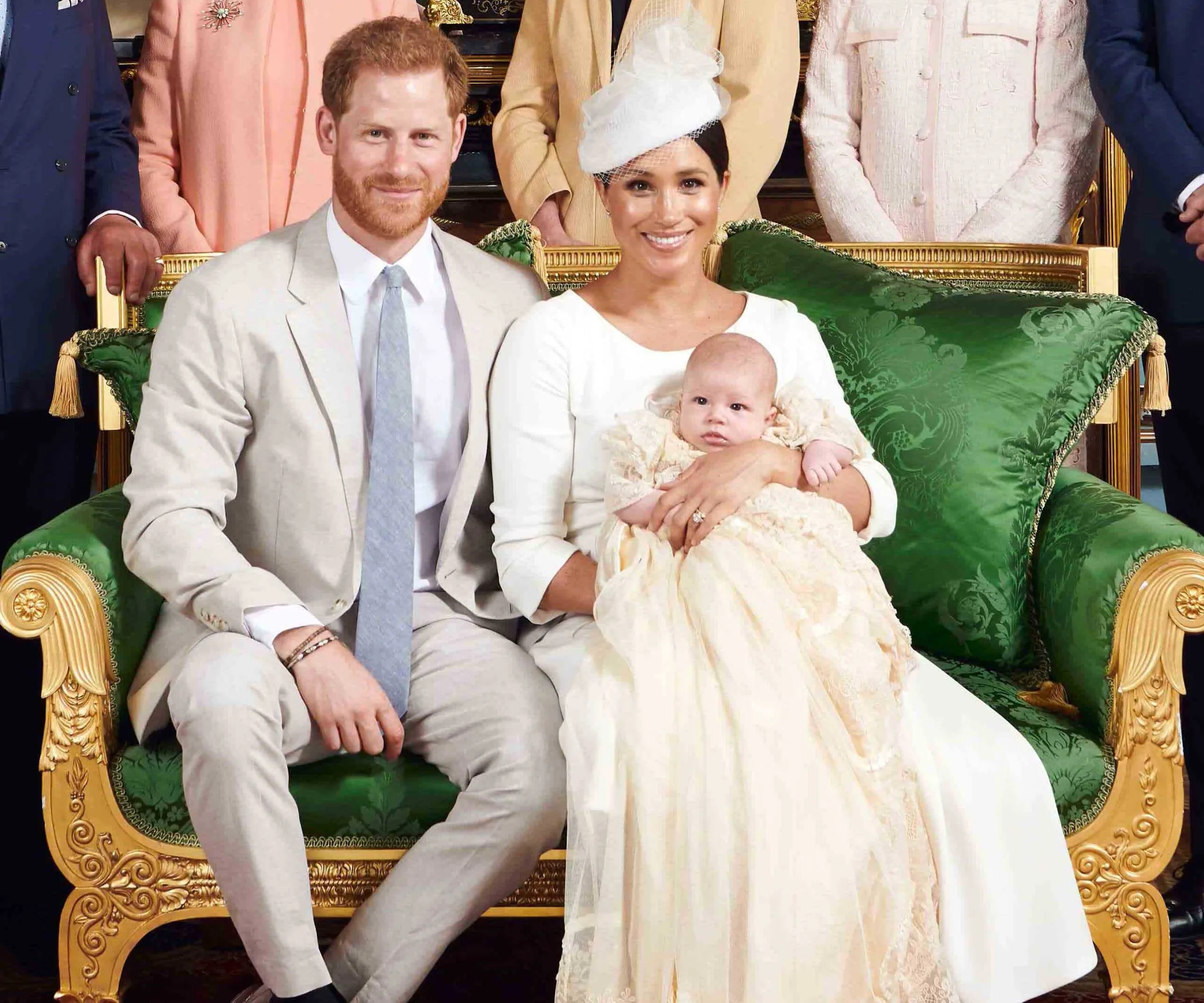 prince harry archie meghan markle christening