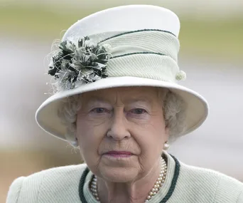 queen elizabeth serious