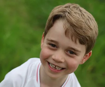 prince george birthday portrait