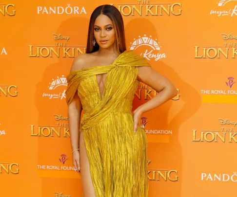 beyonce lion king premiere