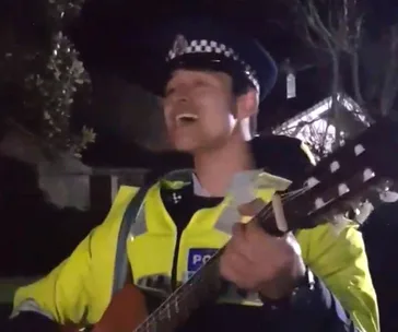 ‘Damn, handsome and funny’: The video that’s gone viral of a police officer singing at Ihumātao