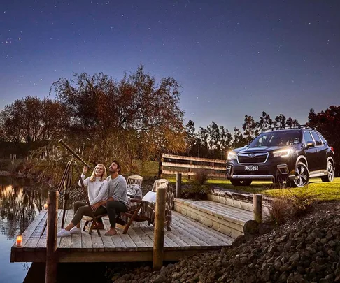 Art Matilda Green subaru weekend getaway