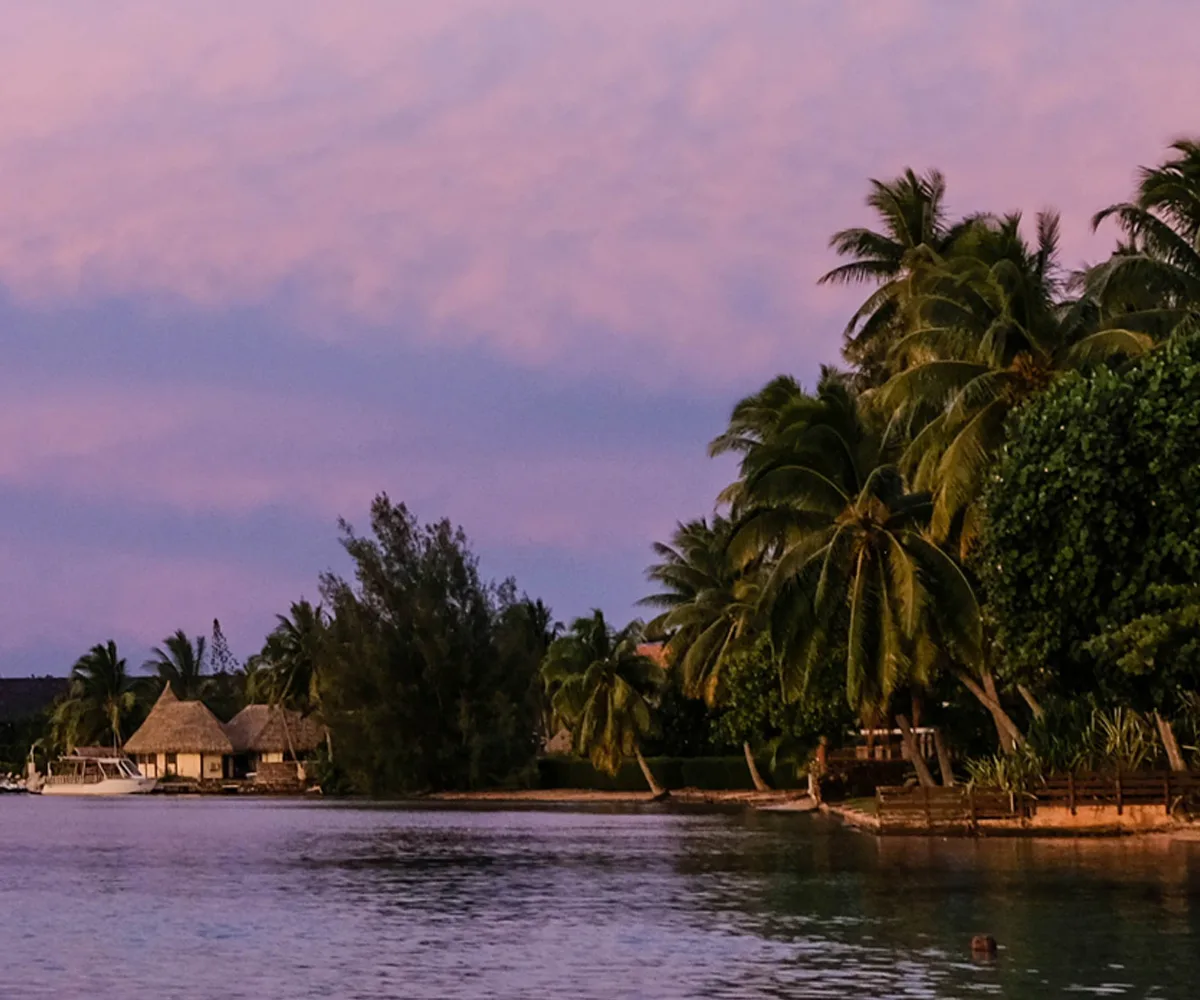 Sunset Fenua Matai'oa Mo'orea Tahiti