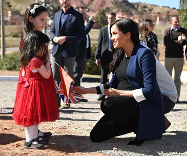 meghan markle and prince harry with children