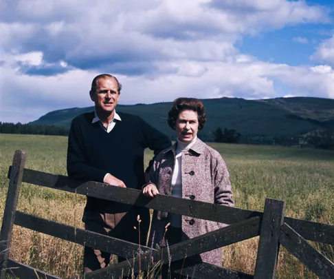 prince philip and queen elizabeth at balmoral