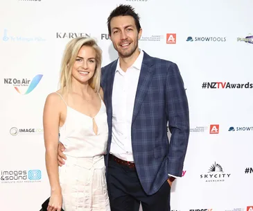 ‘I could think of worse places to wait for a baby’: Matilda Green hits the beach to wait for her baby’s arrival