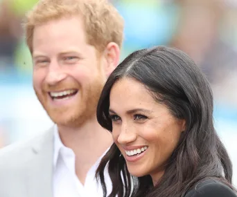 meghan markle and prince harry smiling