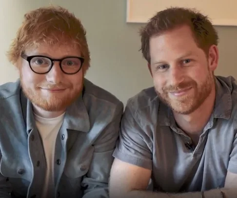 prince harry ed sheeran mental health video