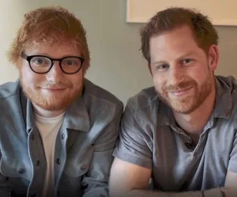 prince harry ed sheeran mental health video