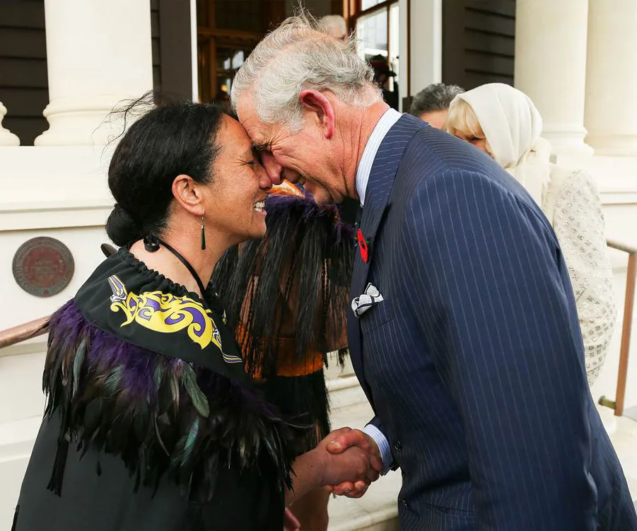 prince charles hongi new zealand