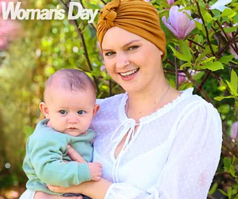 First-time mum’s breast cancer battle