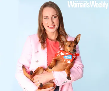 Bella Henry and dog Herman