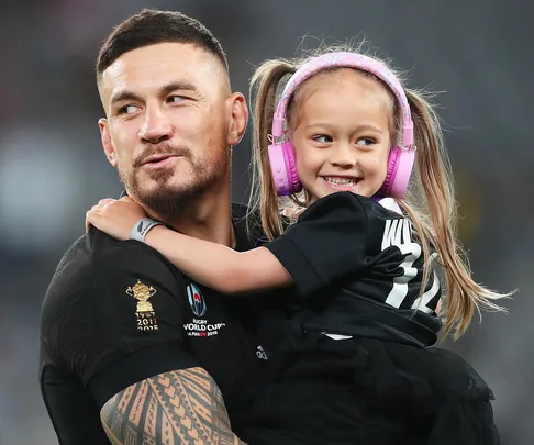 Sonny bill williams all black rugby world cup daughter imaan