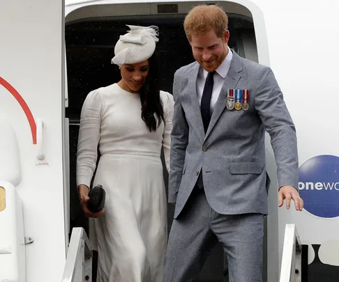 prince harry meghan markle plane