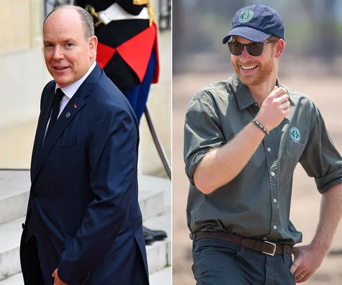prince albert of monaco and prince harry