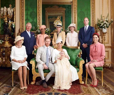 archie christening portrait