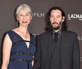 Keanu Reeves and Alexandra Grant