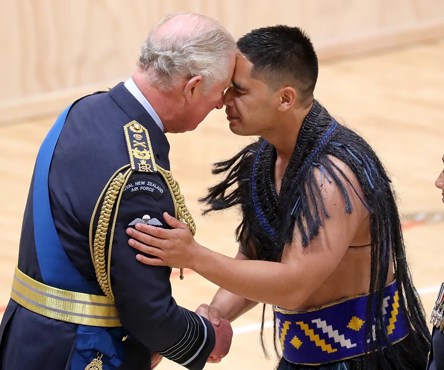 prince charles hongi new zealand