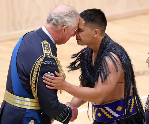 prince charles hongi new zealand