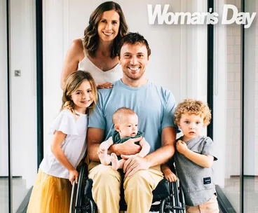 nick stanley paraplegic family newborn son 