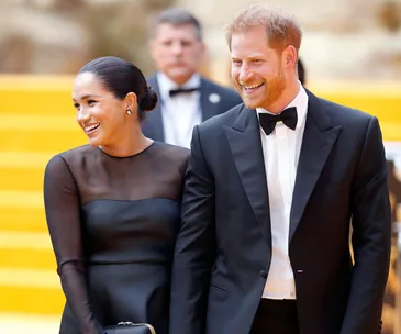 meghan markle and prince harry lion king