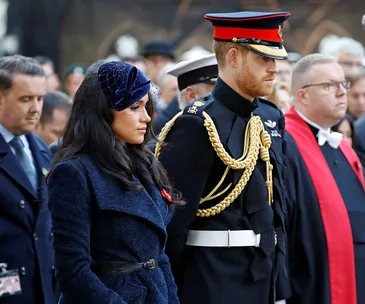 meghan markle prince harry remembrance
