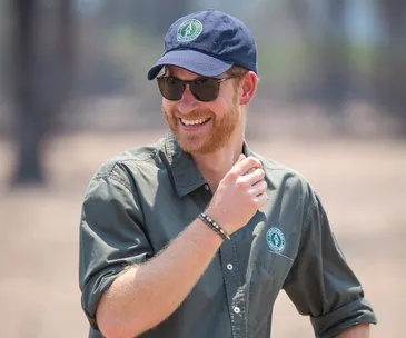 prince harry smiling