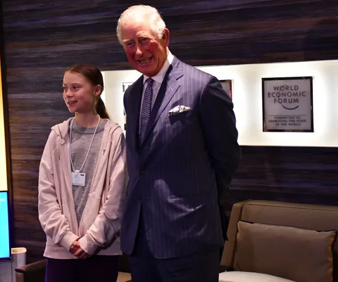 prince charles and greta thunberg