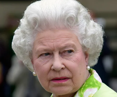 queen elizabeth serious