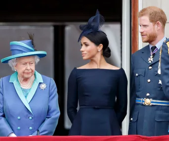 the queen meghan markle prince harry