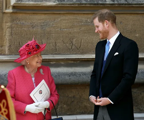 the queen prince harry