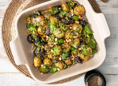 Pesto potatoes recipe
