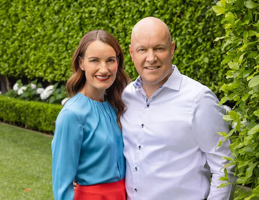 Amanda Luxon and Chris Luxon