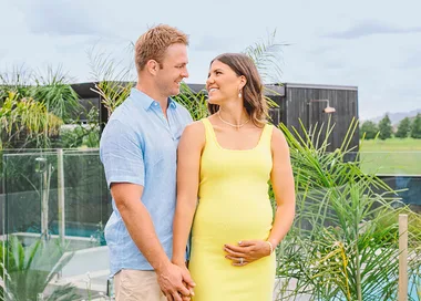 All Blacks captain Sam Cane and wife Harriet’s baby joy