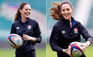 Catherine, Duchess of Cambridge officially takes over Prince Harry’s royal rugby patronage
