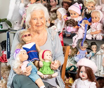 Edith’s amazing doll collection