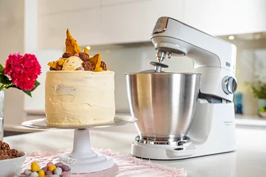 Easter layered ice-cream cake