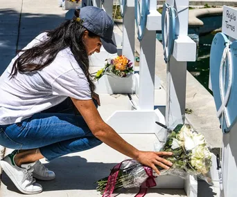 Meghan, Duchess of Sussex visits Uvalde, Texas to pay her respects after tragic school shooting