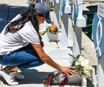 Meghan, Duchess of Sussex visits Uvalde, Texas to pay her respects after tragic school shooting